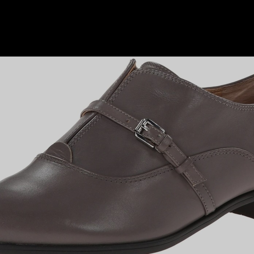 Gray Leather Oxford Shoes Elegant Formal Design